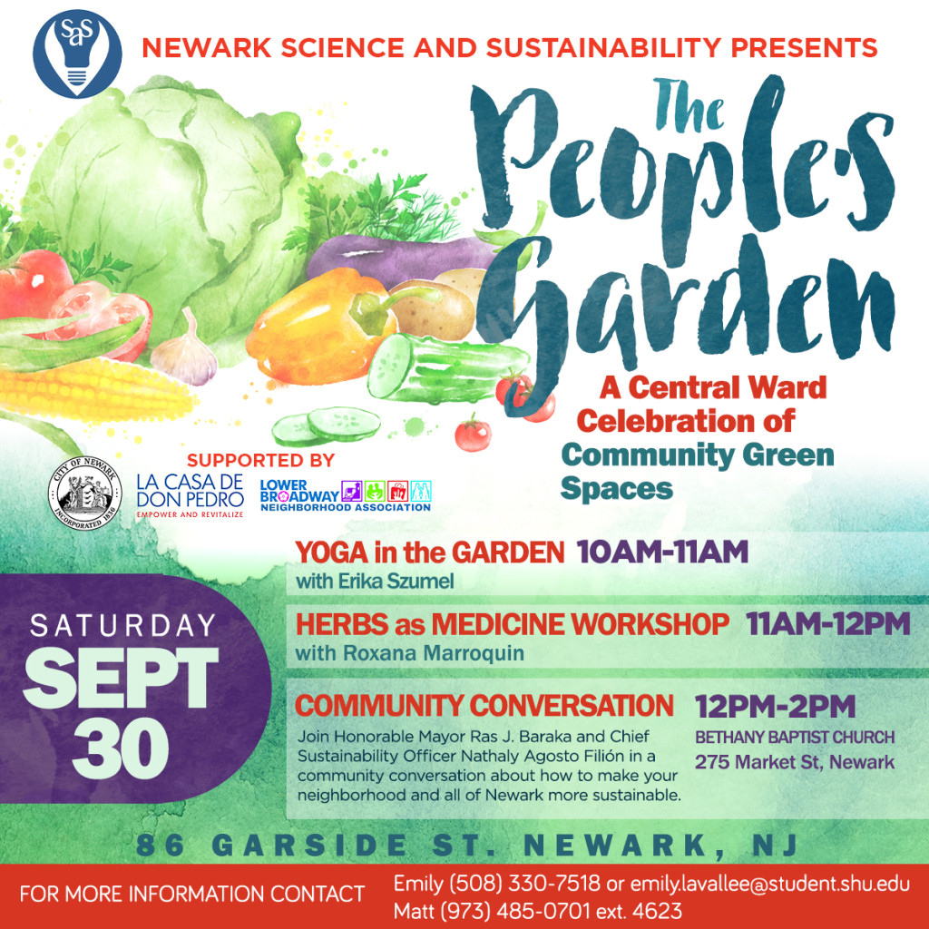 The Peoples Garden Newark Science And Sustainability